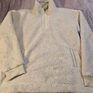 Maurices Cream Fleece Zip-Up
